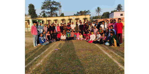 खेल और रंगों के संग मना होली मिलन, खिलाड़ियों ने दिया भाईचारे का संदेश